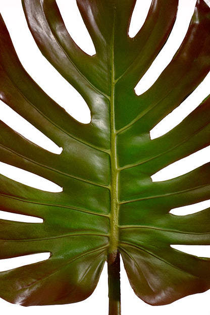 41" Monstera Leaf Spray Green