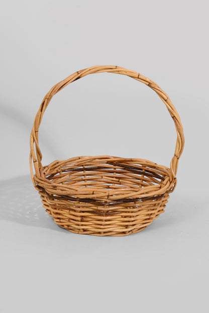 12.5" &amp; 14.5" Round Rattan St/2 Natural