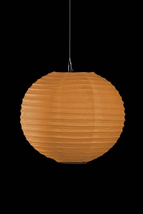 10&quot; Round Paper Lantern Orange