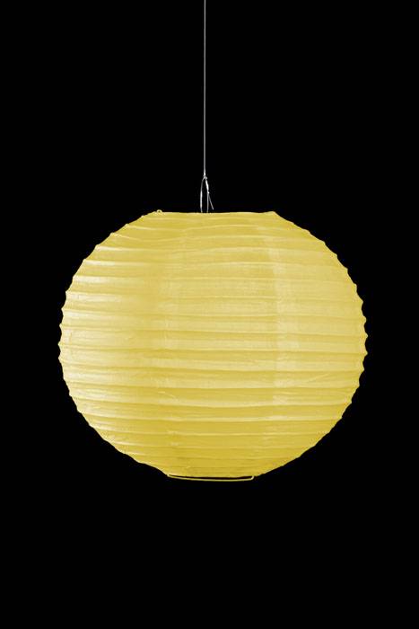 10" Round Paper Lantern Yellow