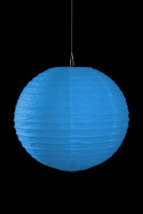 12&quot; Round Paper Lantern Turquoise