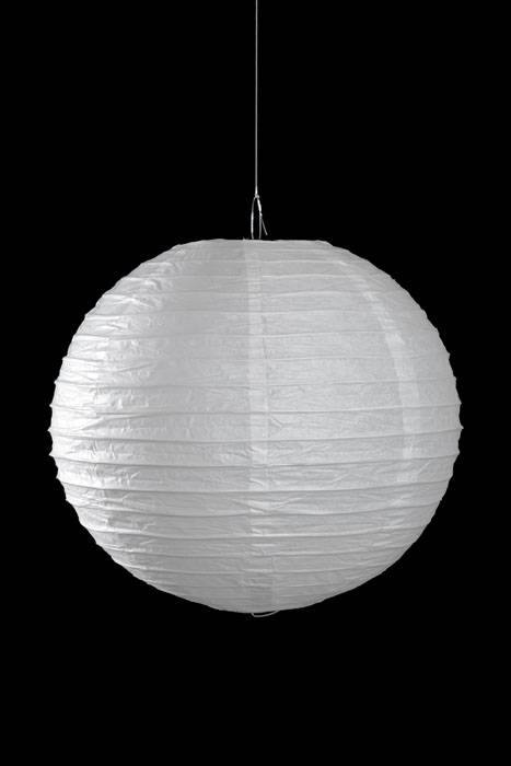 12&quot; Round Paper Lantern White