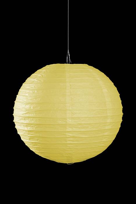 12&quot; Round Paper Lantern Yellow