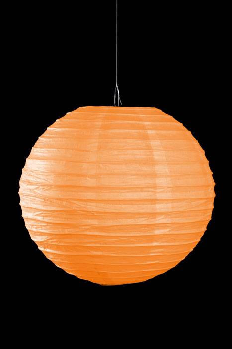 14&quot; Round Paper Lantern Orange