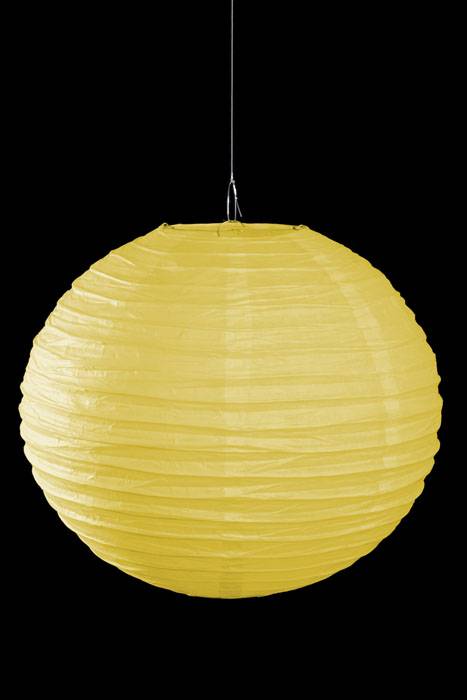 18&quot; Round Paper Lantern Yellow