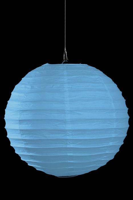 18&quot; Round Paper Lantern Turquoise