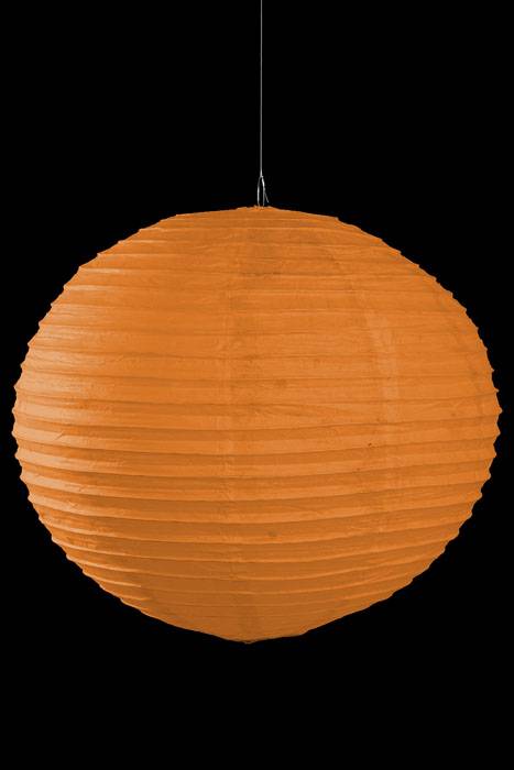 20&quot; Round Paper Lantern Orange