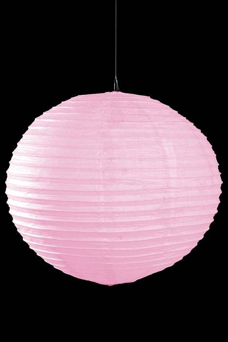 20" Round Paper Lantern Pink