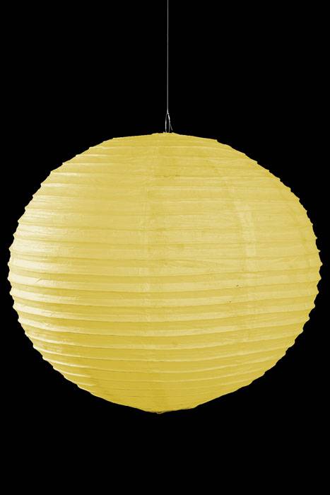 20" Round Paper Lantern Yellow