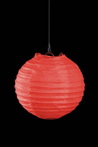 6&quot; Round Paper Lantern Red