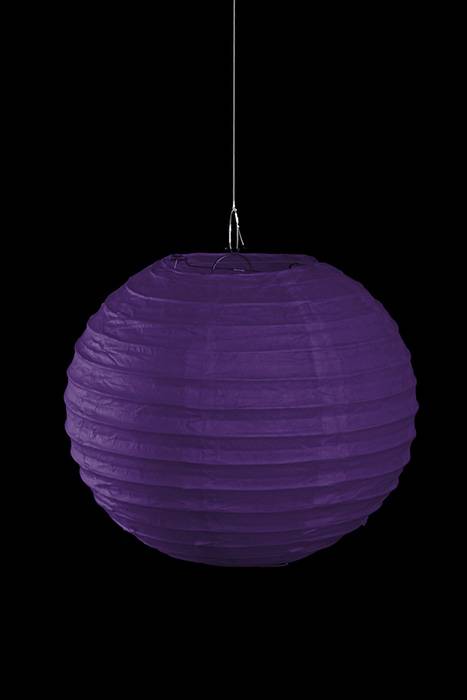 8&quot; Round Paper Lantern Purple