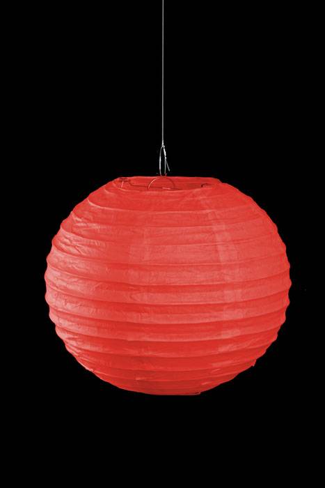 8&quot; Round Paper Lantern Red