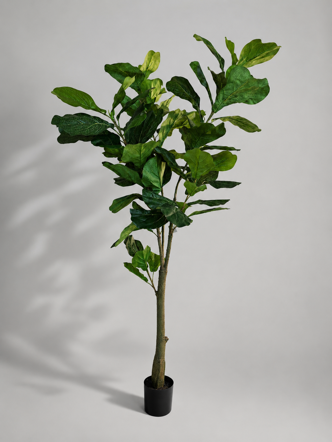 5Ft Artificial Fiddle Tree In Pot Green
