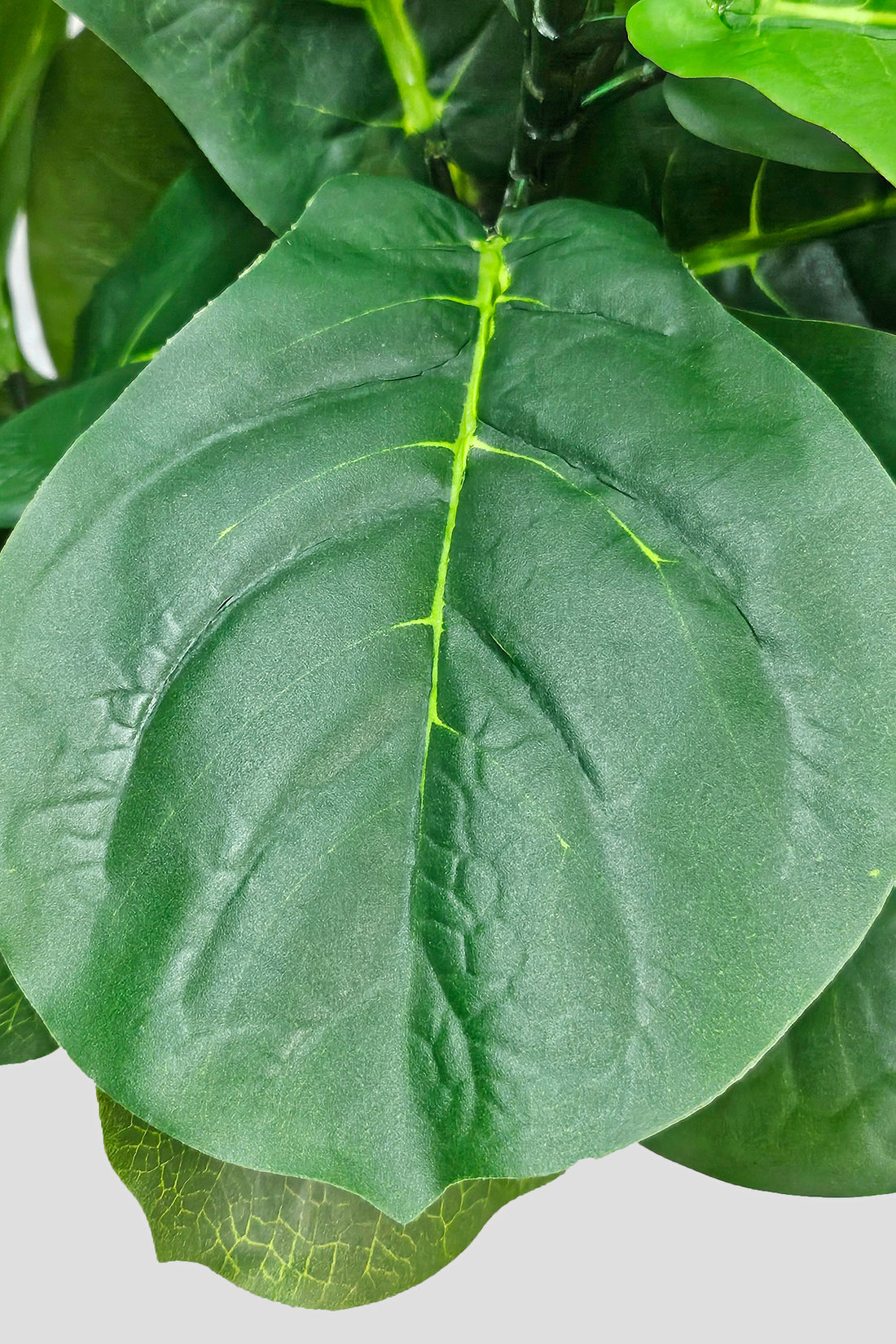 31.5" Artificial Fiddle Leaf Plant In Pot Green