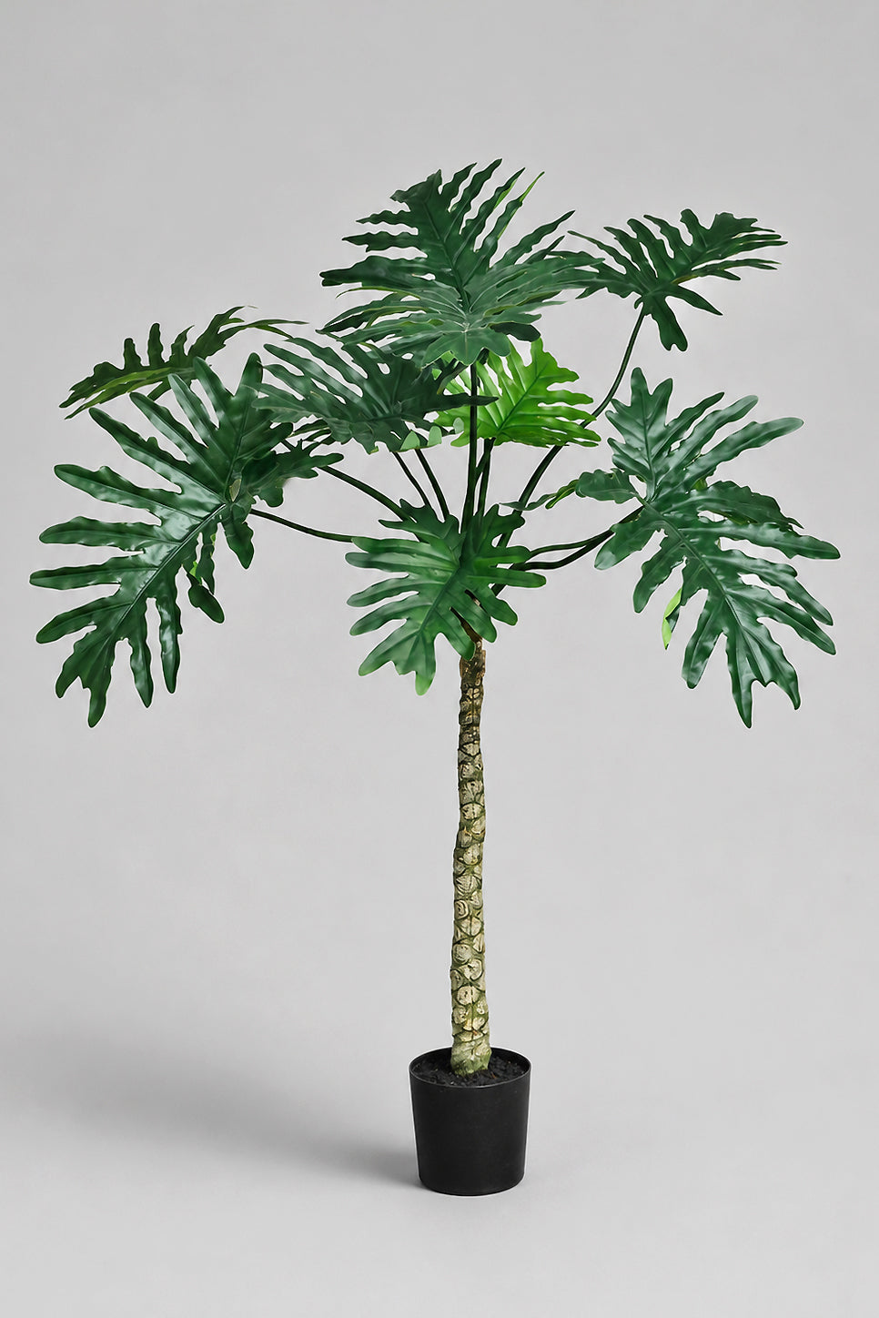 63" Artificial Philo Selloum Tree In Pot Green