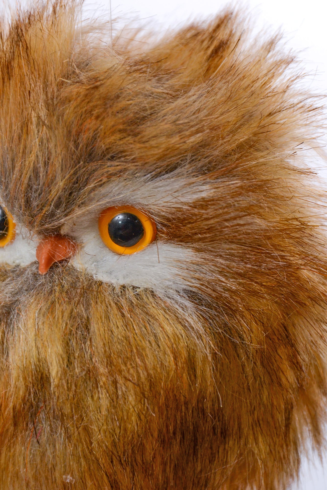 4" Night Owl Ornament Brown/Natural