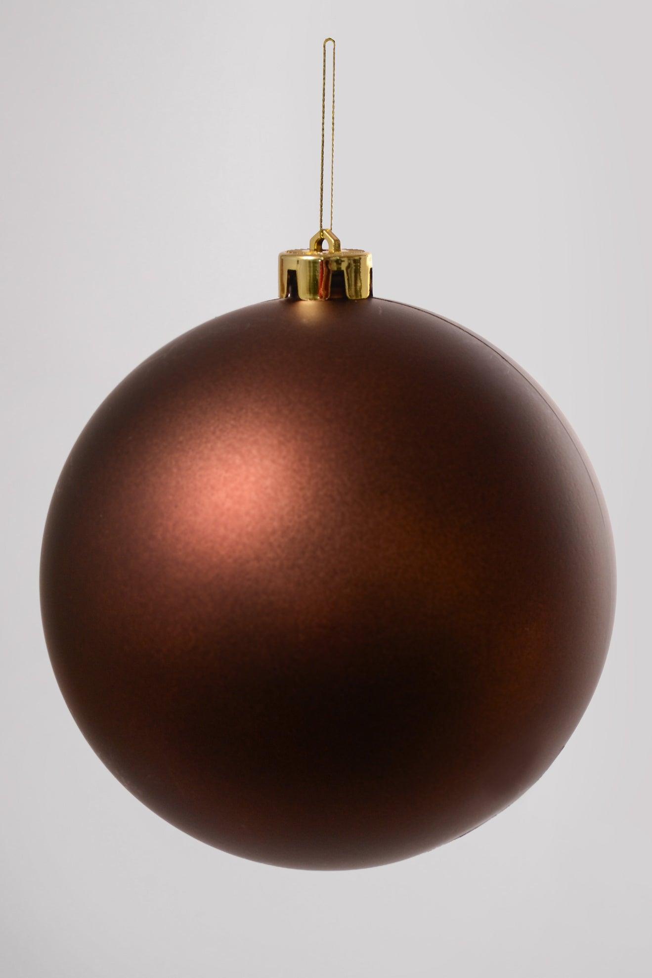 150Mm Matt Plastic Ball Brown