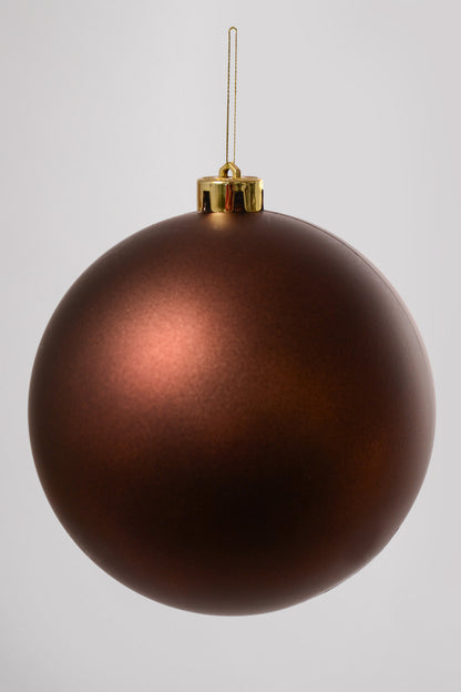 150Mm Matt Plastic Ball Brown