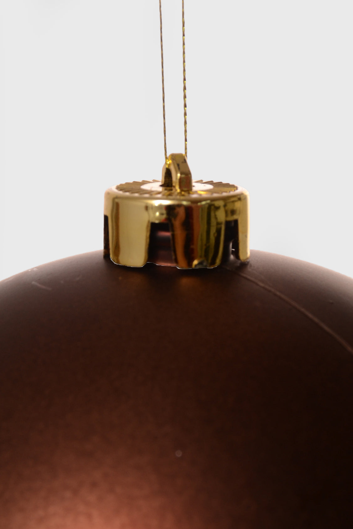 150Mm Matt Plastic Ball Brown
