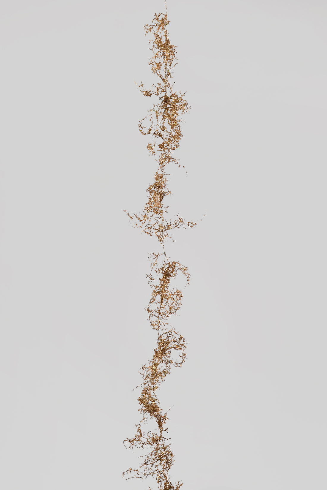 6Ft Glitter Sparkling Angel Fern Garland Platinum