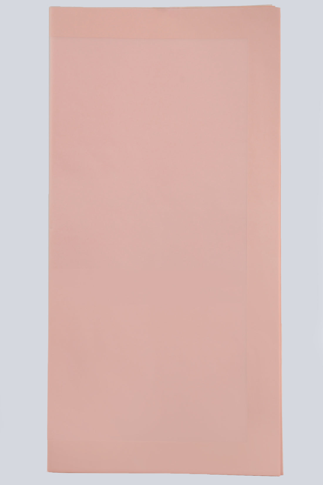 22.5" Flower Wrapping Paper W/Edge Blush Pink Pkg20