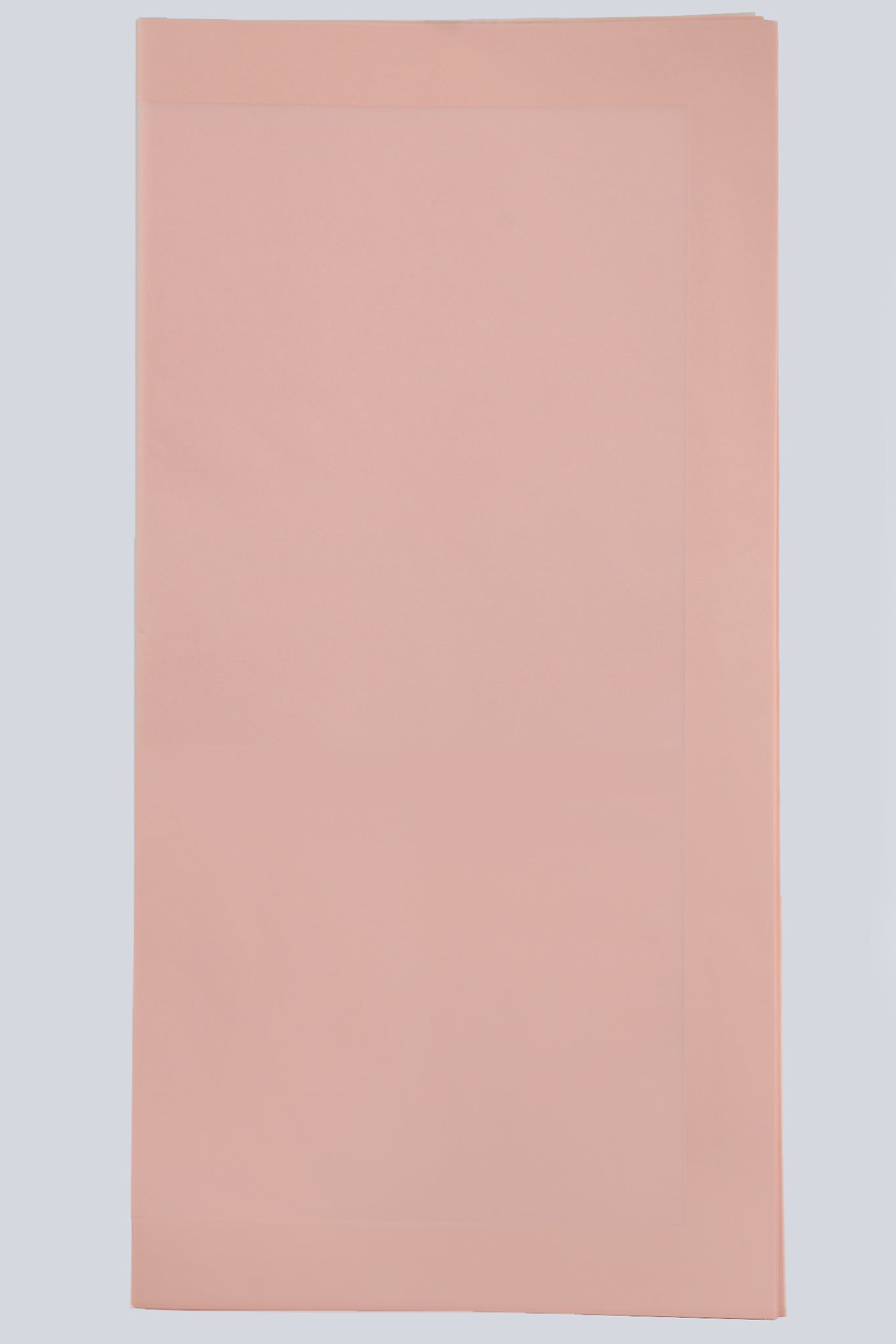 22.5" Flower Wrapping Paper W/Edge Blush Pink Pkg20