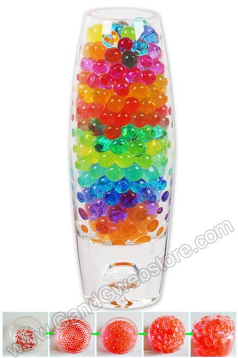 10oz Water Beads Orange