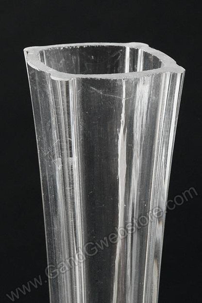 24" Eiffel Tower Glass Vase Clear