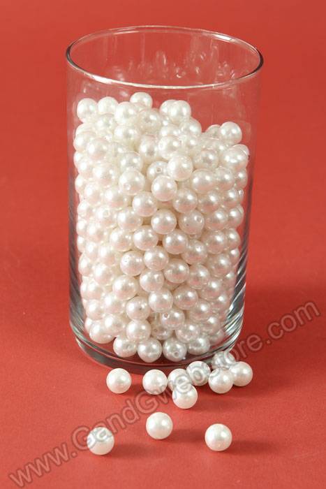12mm Abs Pearl Beads White Pkg(500g)