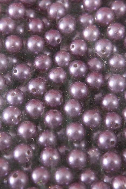 12mm Abs Pearl Beads Purple Pkg(500g)