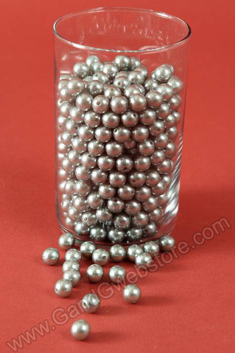 12mm Abs Pearl Beads Silver Pkg(500g)