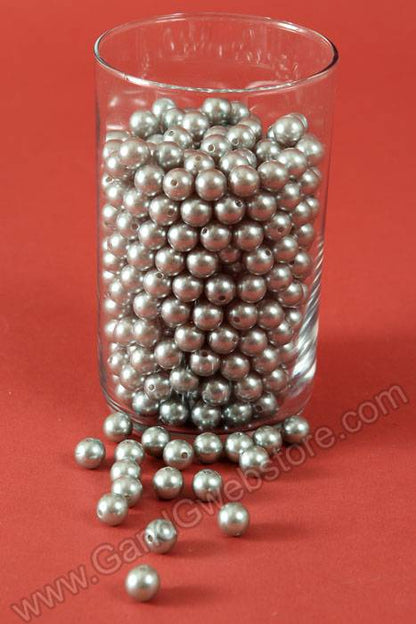 12mm Abs Pearl Beads Silver Pkg(500g)