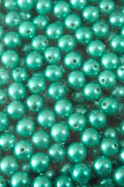 12mm Abs Pearl Beads Teal Pkg(500g)