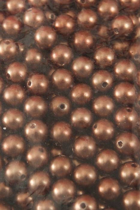 12mm Abs Pearl Beads Brown Pkg(500g)