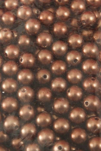 12mm Abs Pearl Beads Brown Pkg(500g)
