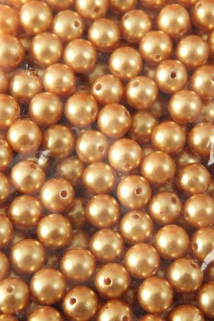 12mm Abs Pearl Beads Gold Pkg(500g)