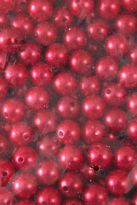14mm Abs Pearl Beads Red Pkg(500g)