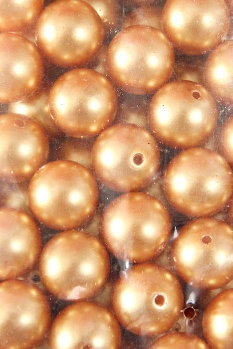 20mm Abs Pearl Beads Gold Pkg(500g)