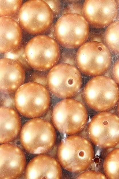 20mm Abs Pearl Beads Gold Pkg(500g)
