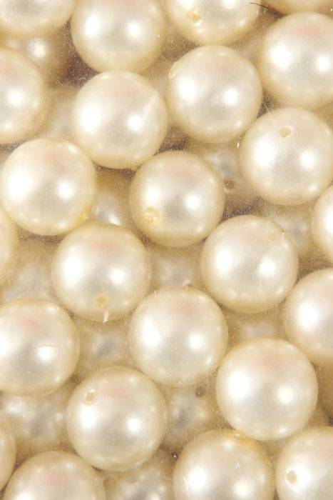 18mm Abs Pearl Beads Ivory Pkg(500g)