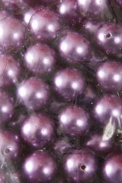 20mm Abs Pearl Beads Purple Pkg(500g)