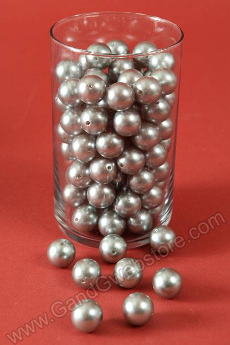 20mm Abs Pearl Beads Silver Pkg(500g)