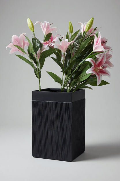 13" X 21.25" Square Pot Grey
