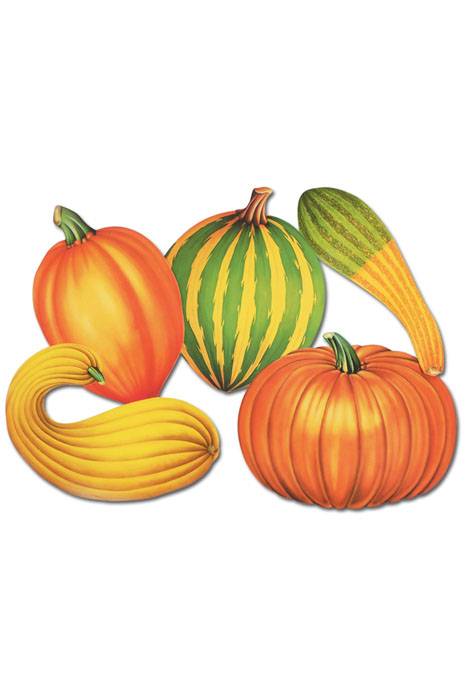 Pumpkin Harvest Cutout Fall Pkg/5
