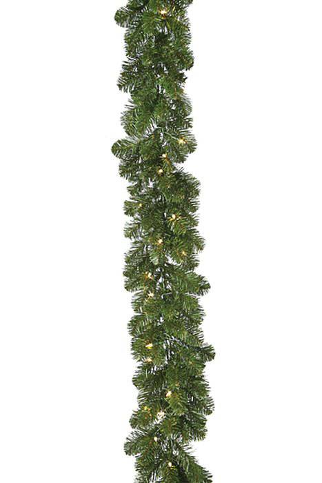 9ft Oregon Fir Garland Green