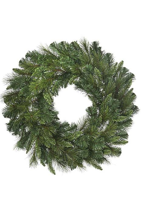36" Belgium Mix Pine Wreath Green
