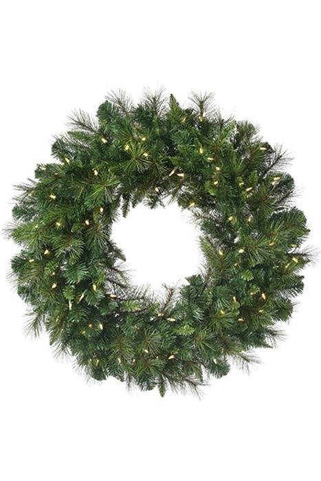 60" Deluxe Belgium Wreath Green