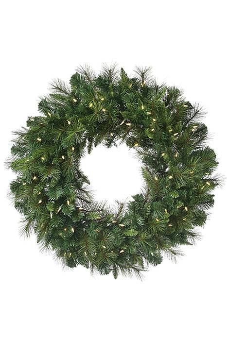 60" Lit Deluxe Belgium Wreath, 200lt Ttgr