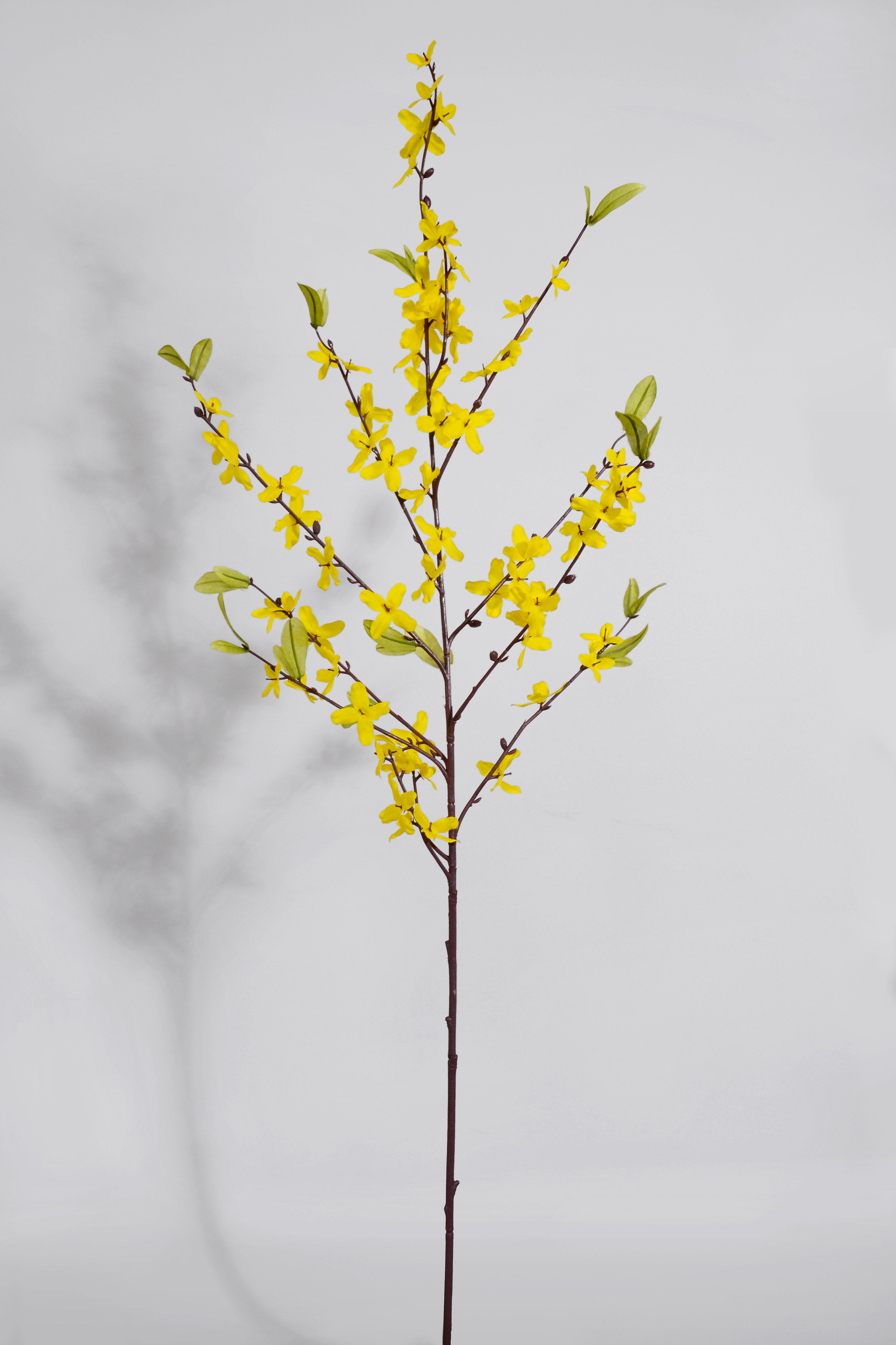 40" Silk Forsythia Spray Yellow