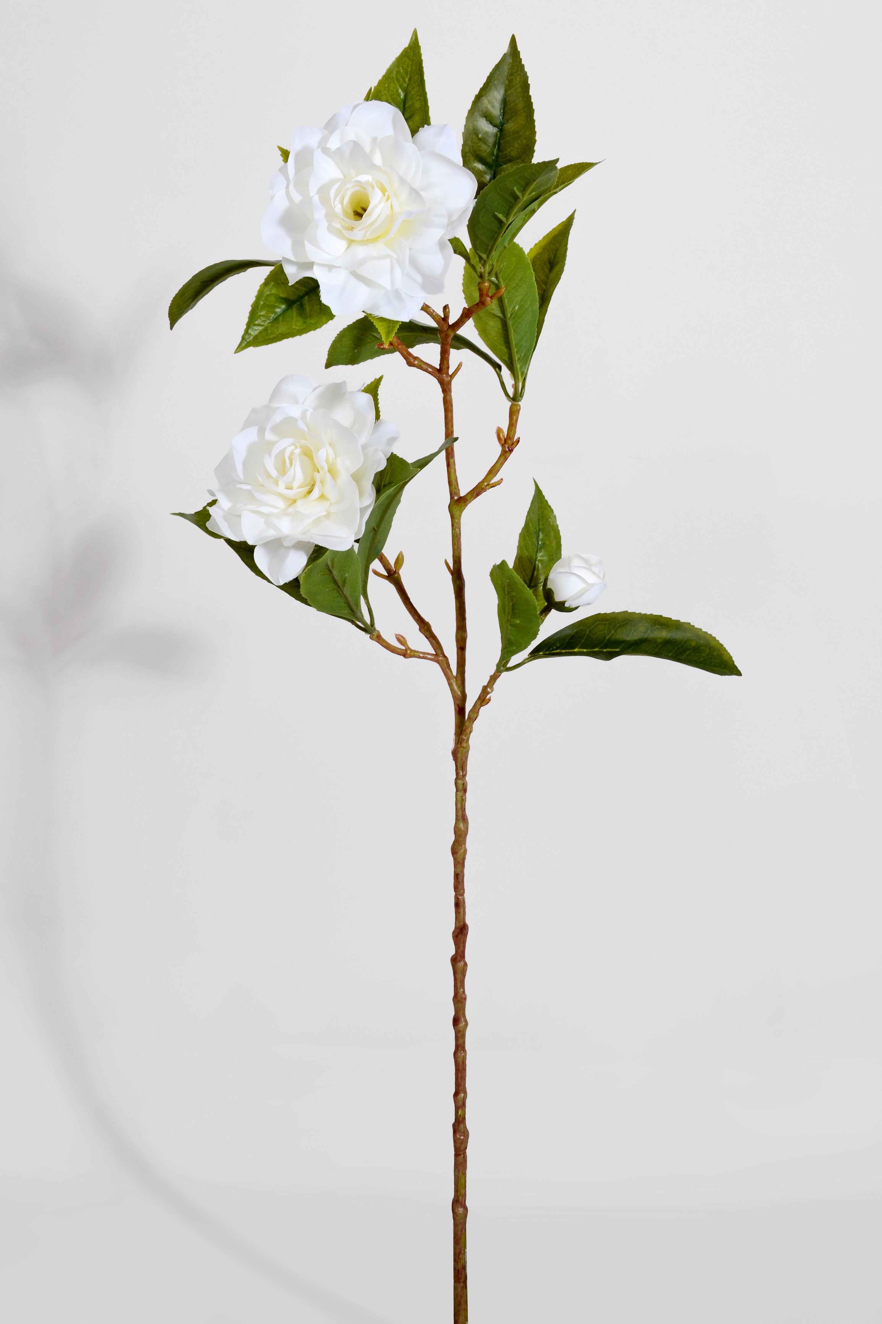 27" Silk Gardenia Spray White